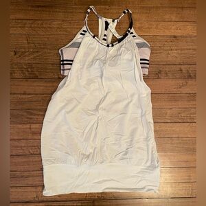 Lululemon no limits running workout shirt with built in bra